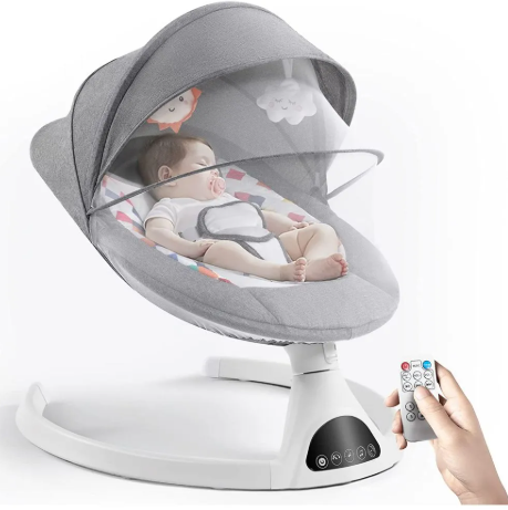 MECEDORA ELÉCTRICA CON TECHO Y BLUETOOTH